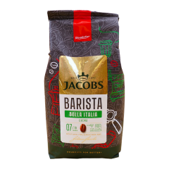 Jacobs barista bella italia bonen 1 kg.